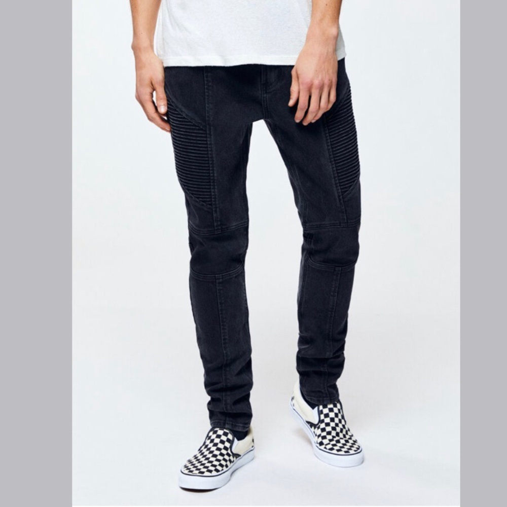 PacSun Black Stacked Skinny Jeans